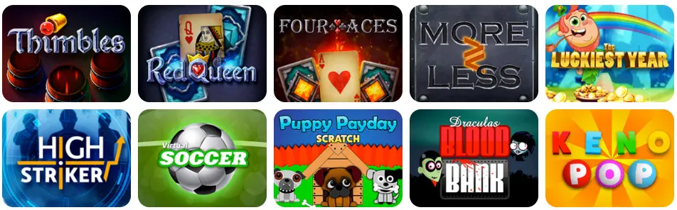 Jeux en ligne LunuBet Casino