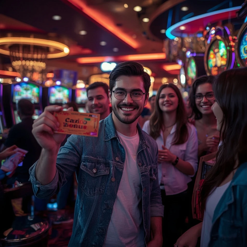 une personne tenant un bonus LunuBet Casino